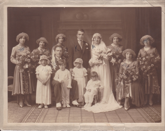 Anna and Vince's wedding circa 1929